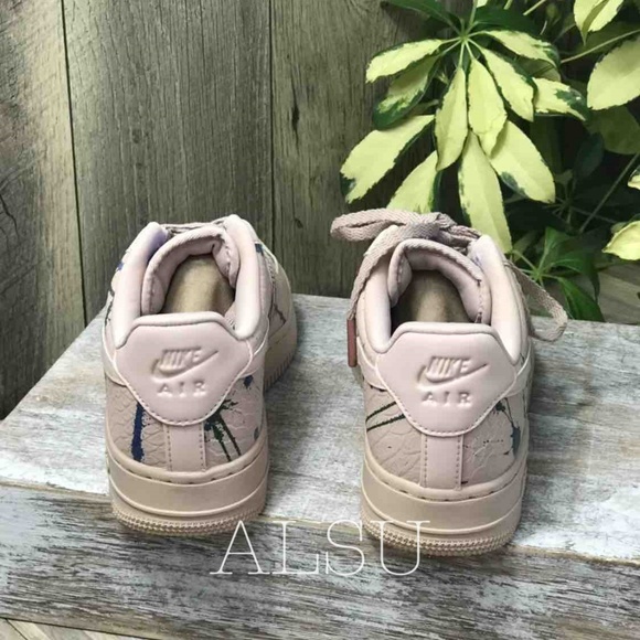 NWT Nike Air Force 1’07 Lux Particle BeigeBlue W - Picture 4 of 7